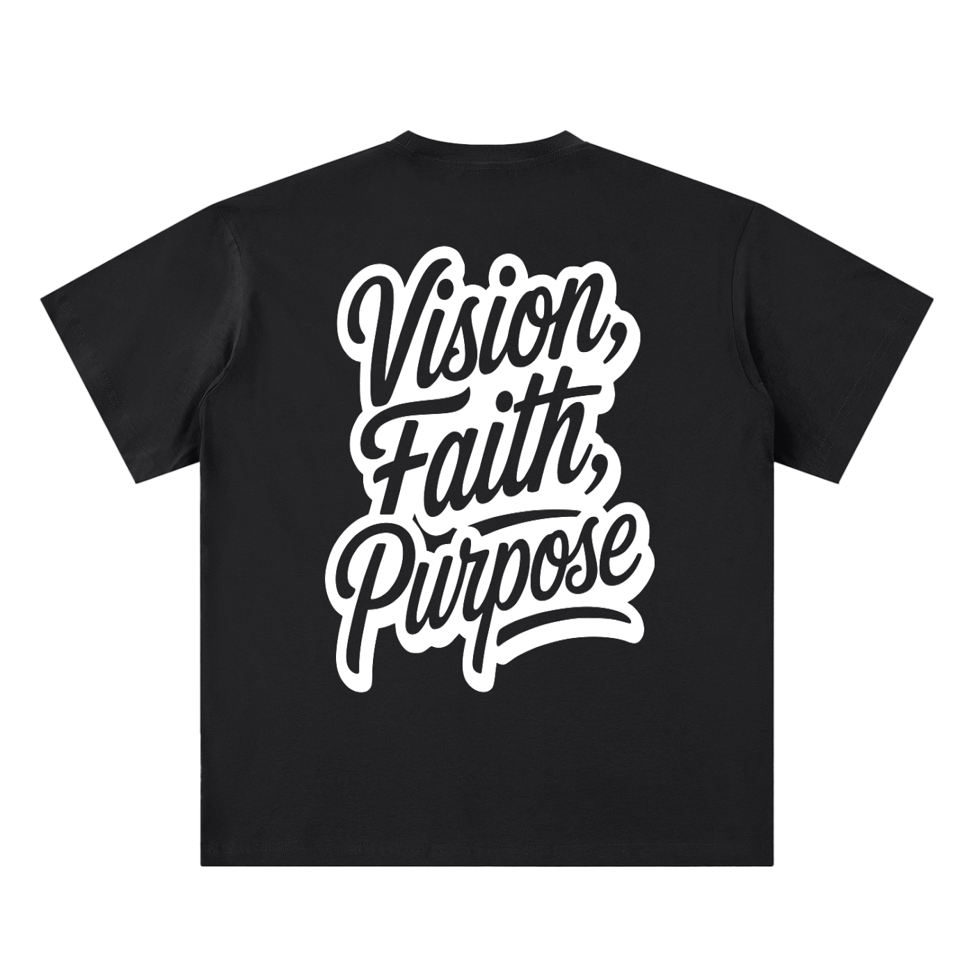 Vision, Faith, Purpose Unisex Sueded Cotton T-Shirt