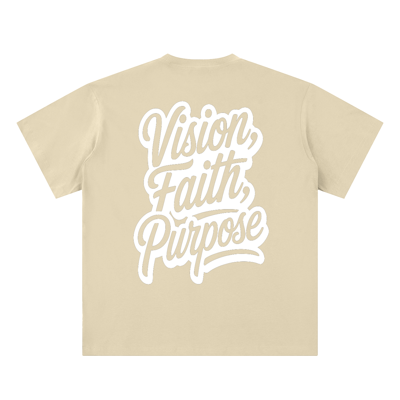 Vision, Faith, Purpose Unisex Sueded Cotton T-Shirt
