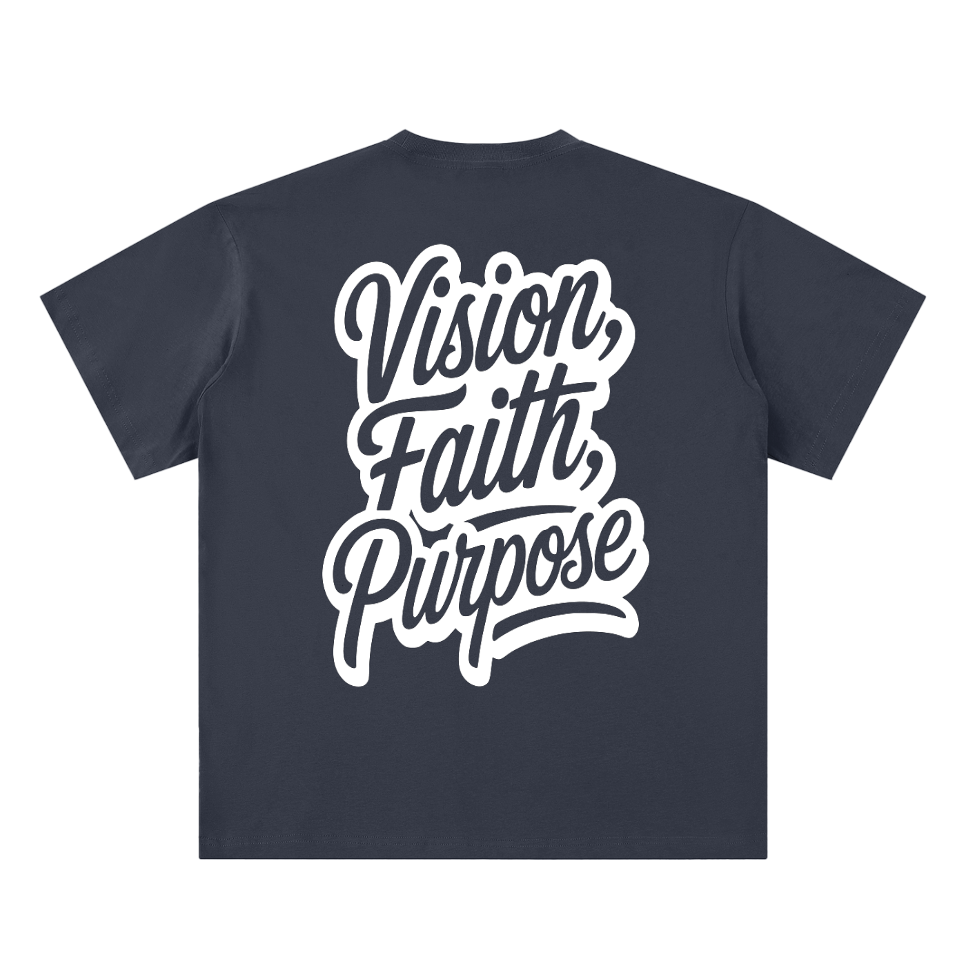 Vision, Faith, Purpose Unisex Sueded Cotton T-Shirt