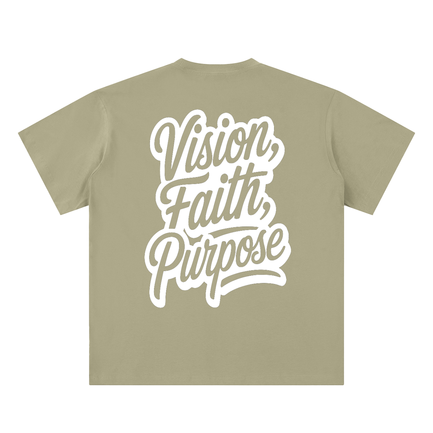 Vision, Faith, Purpose Unisex Sueded Cotton T-Shirt