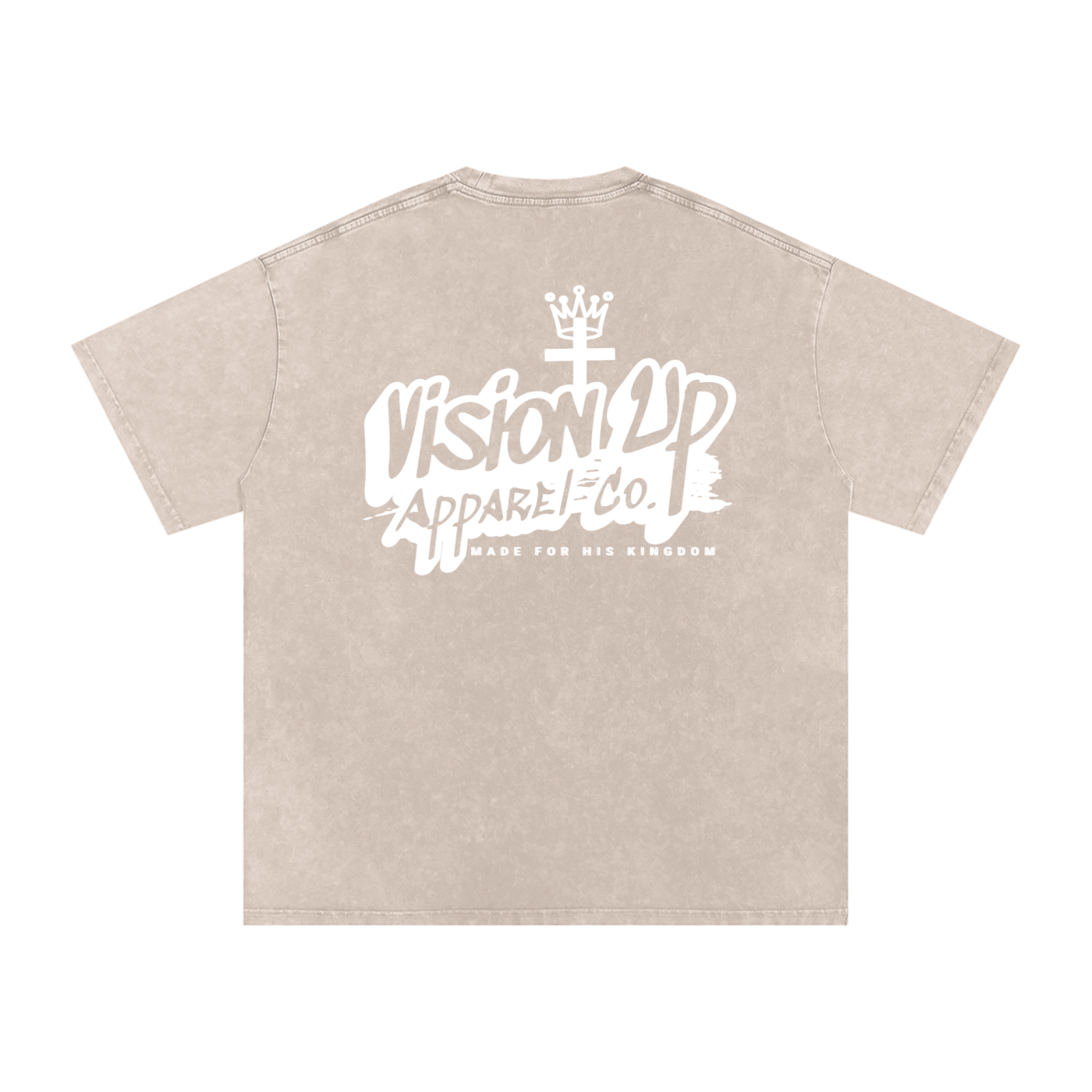 Vision Up Apparel Acid Wash Oversize T-Shirt - 250 GSM