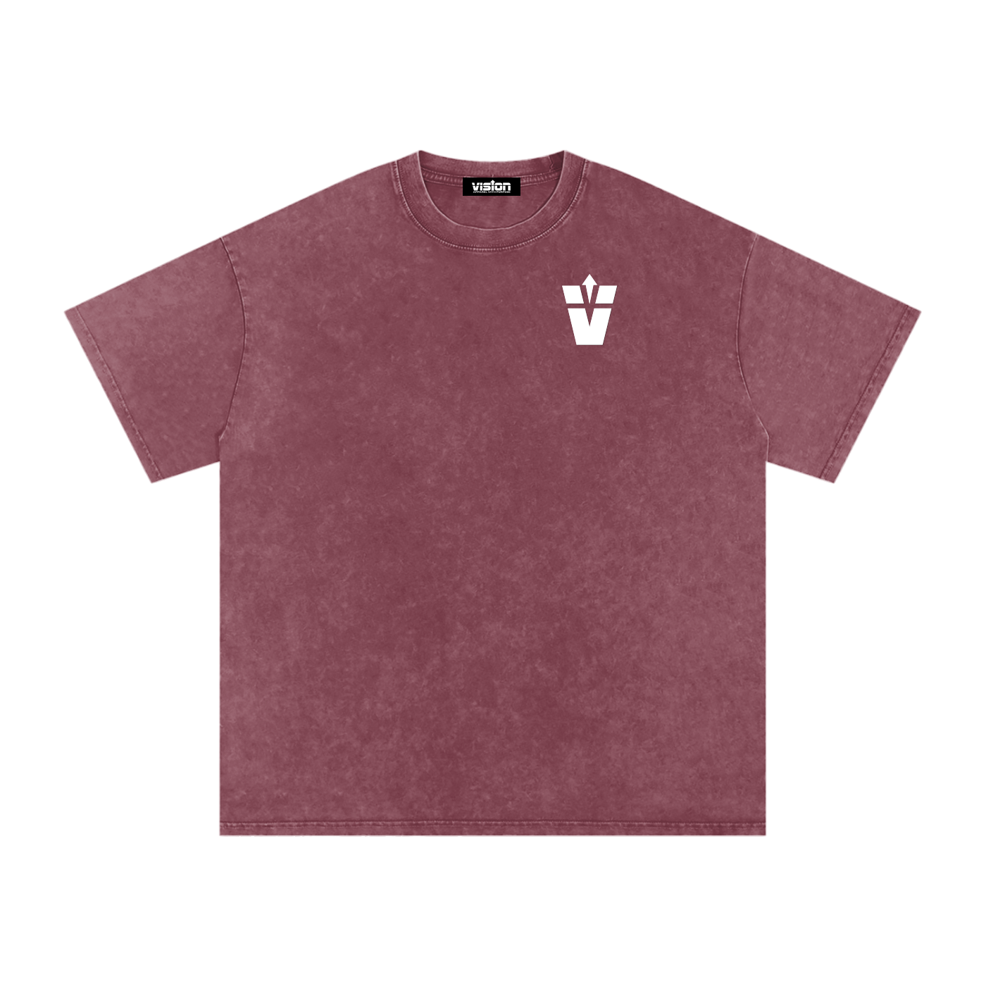 Vision Up Apparel Acid Wash Oversize T-Shirt - 250 GSM