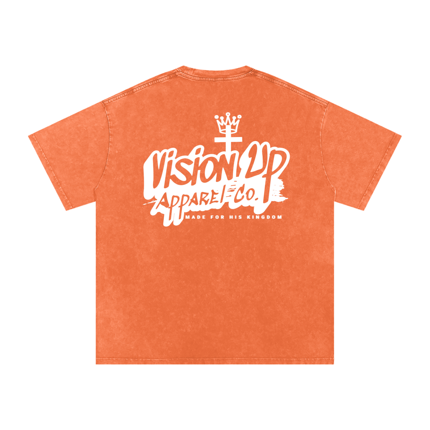 Vision Up Apparel Acid Wash Oversize T-Shirt - 250 GSM