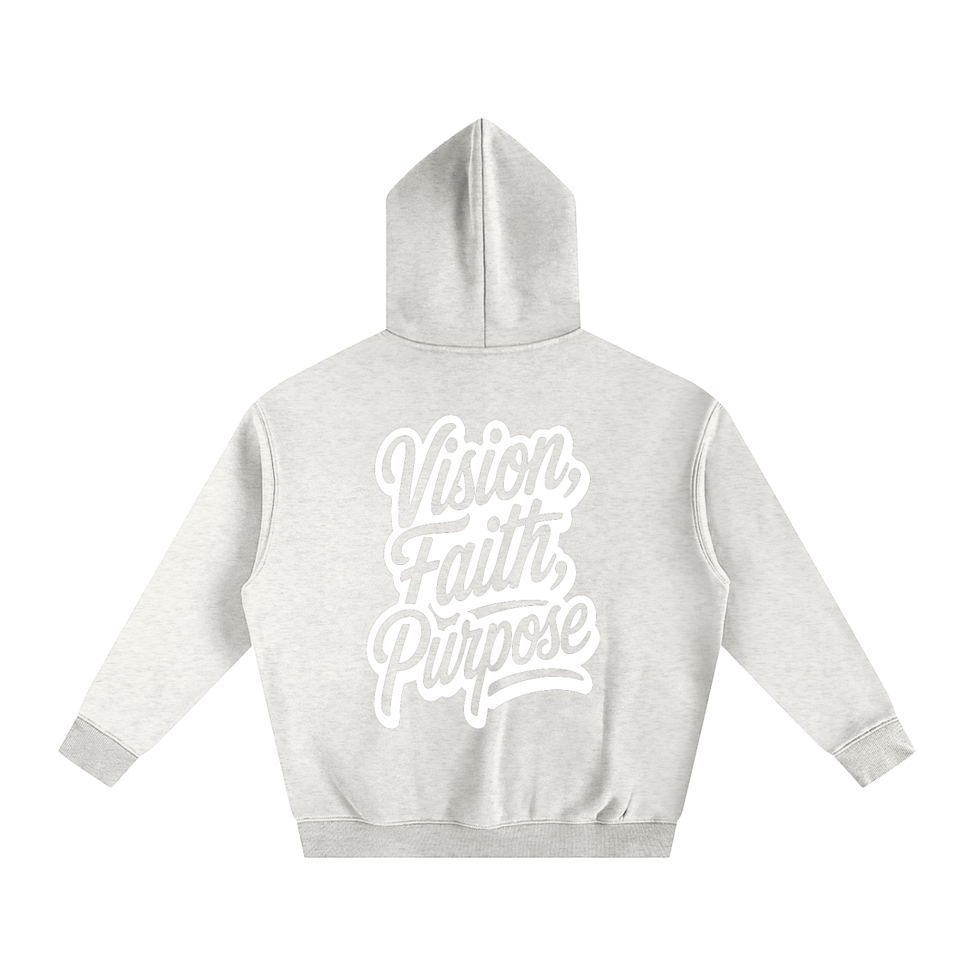 Vision, Faith, Purpose Oversize Fleeced Hoodie