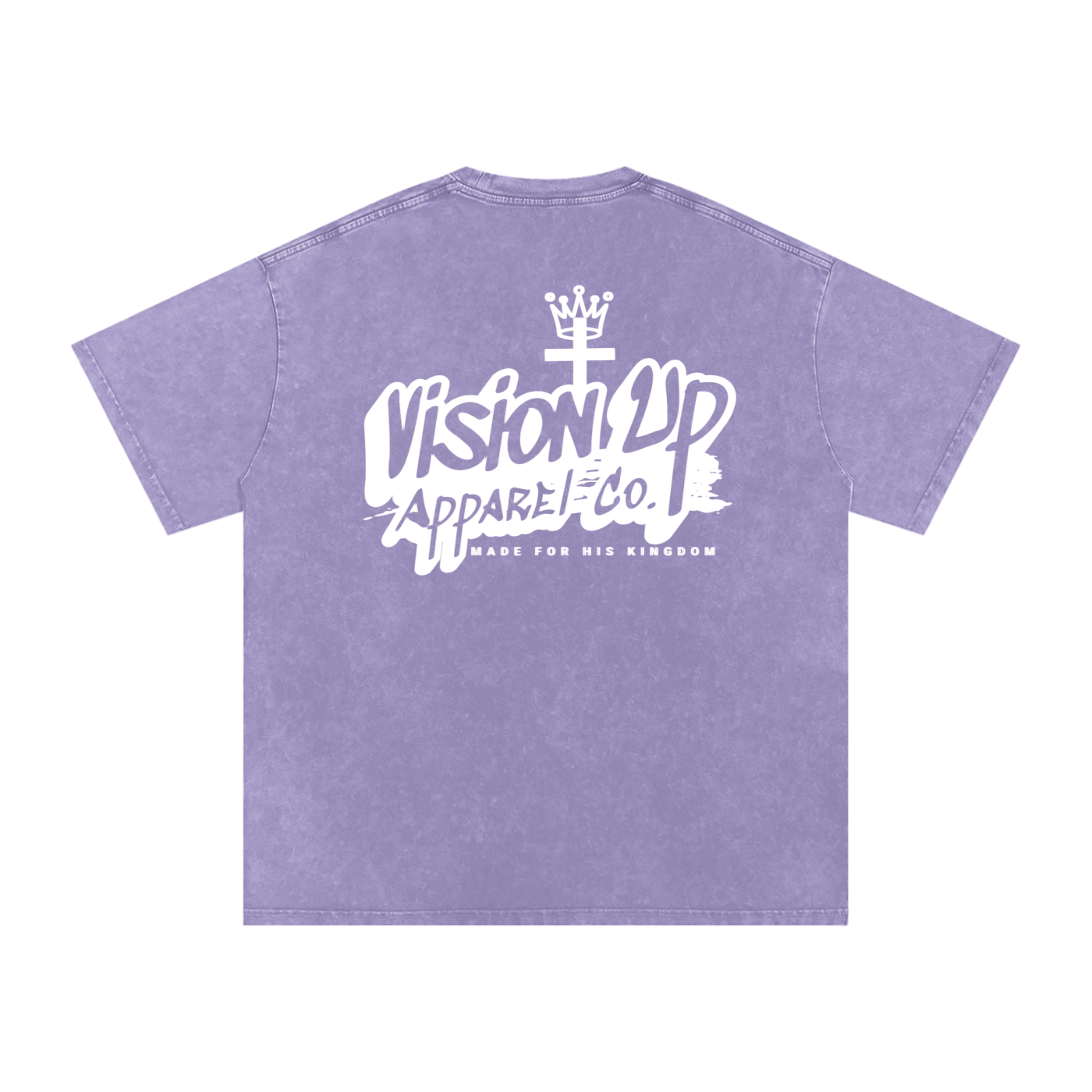 Vision Up Apparel Acid Wash Oversize T-Shirt - 250 GSM