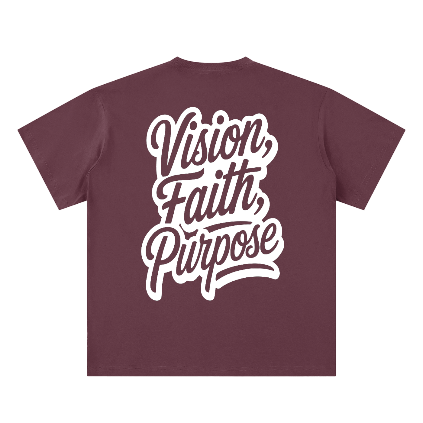 Vision, Faith, Purpose Unisex Sueded Cotton T-Shirt