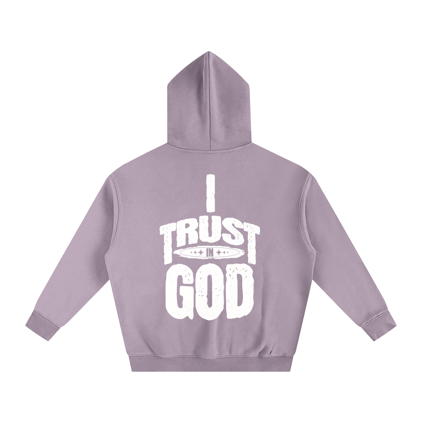 I Trust in God Oversize Fleeced Hoodie