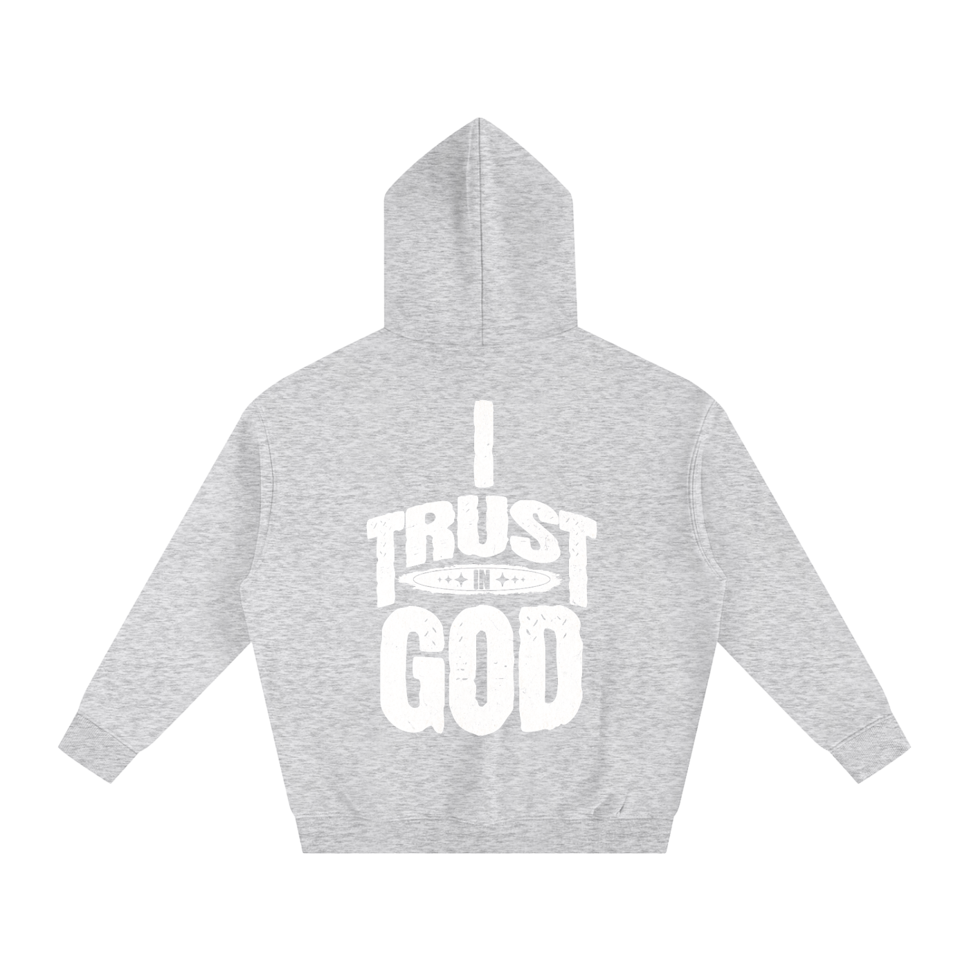 I Trust in God Oversize Fleeced Hoodie