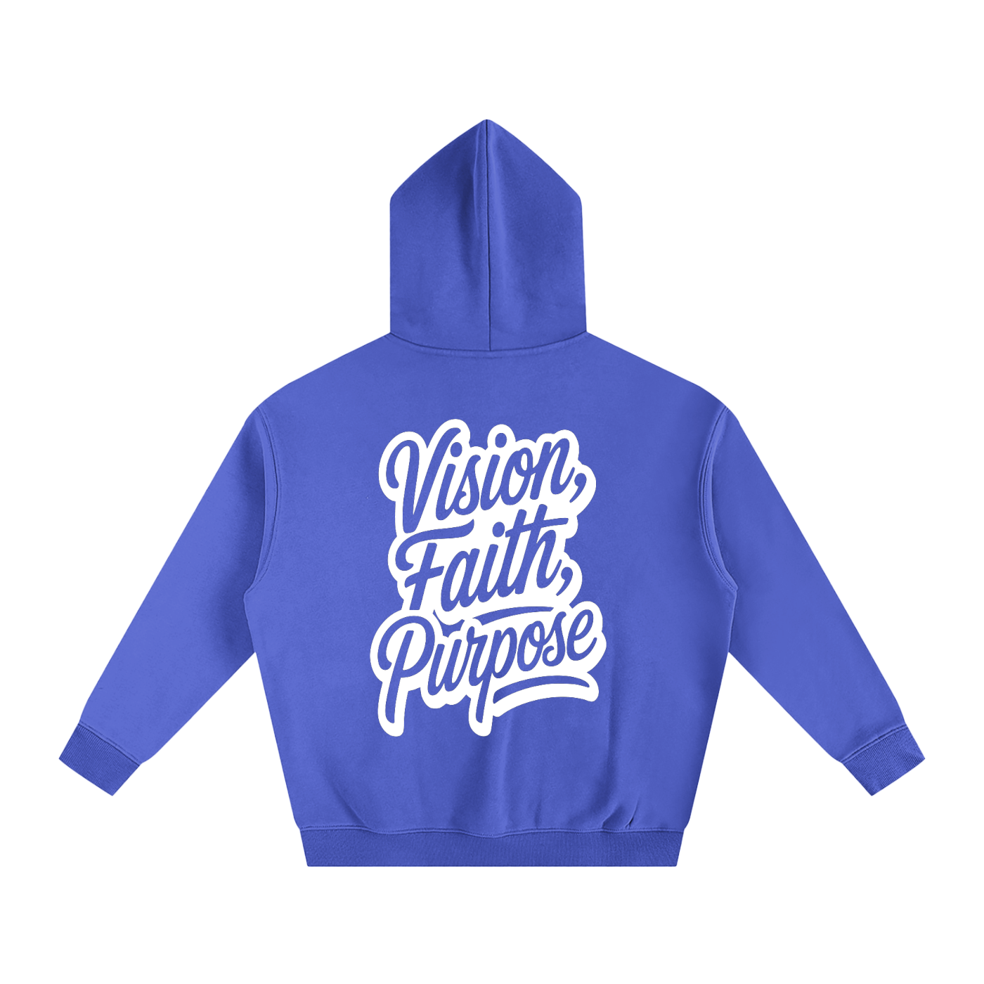 Vision, Faith, Purpose Oversize Fleeced Hoodie