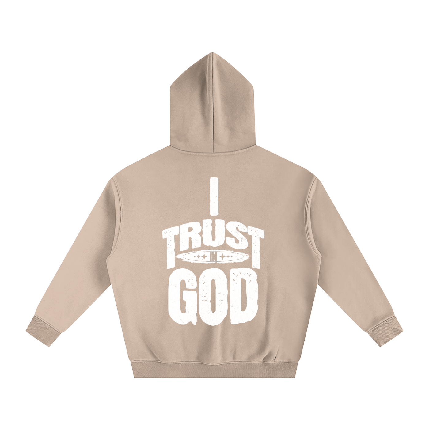 I Trust in God Oversize Fleeced Hoodie