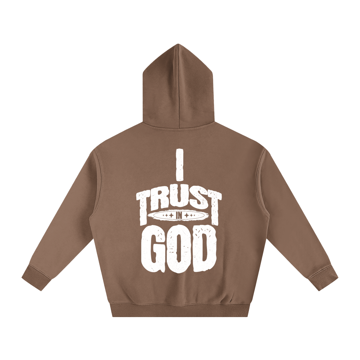I Trust in God Oversize Fleeced Hoodie