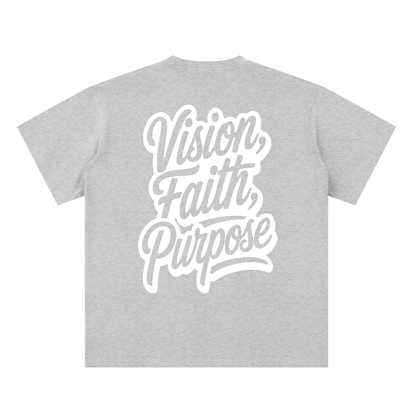 Vision, Faith, Purpose Unisex Sueded Cotton T-Shirt