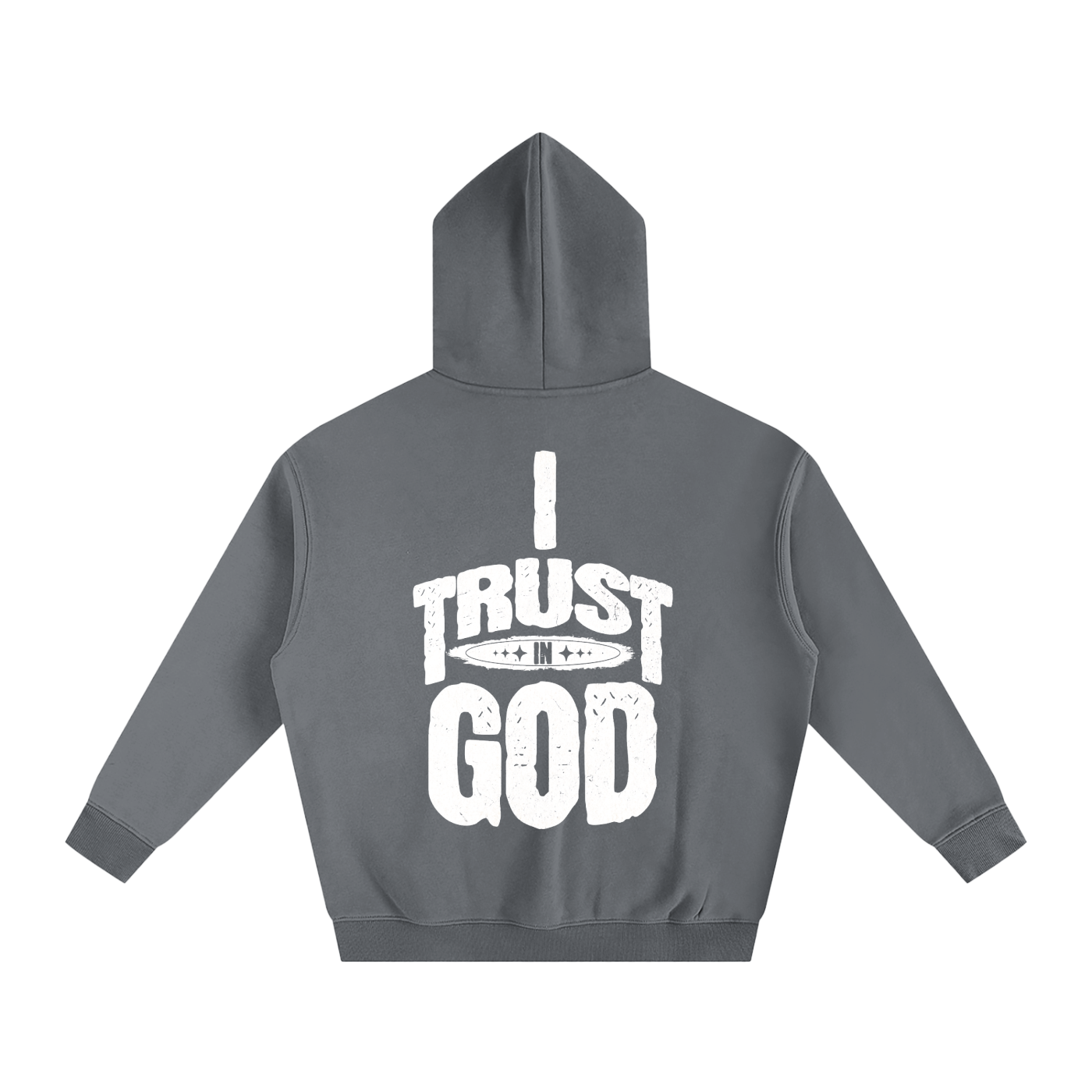 I Trust in God Oversize Fleeced Hoodie