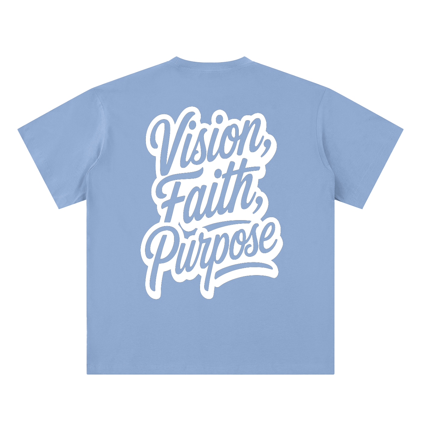 Vision, Faith, Purpose Unisex Sueded Cotton T-Shirt