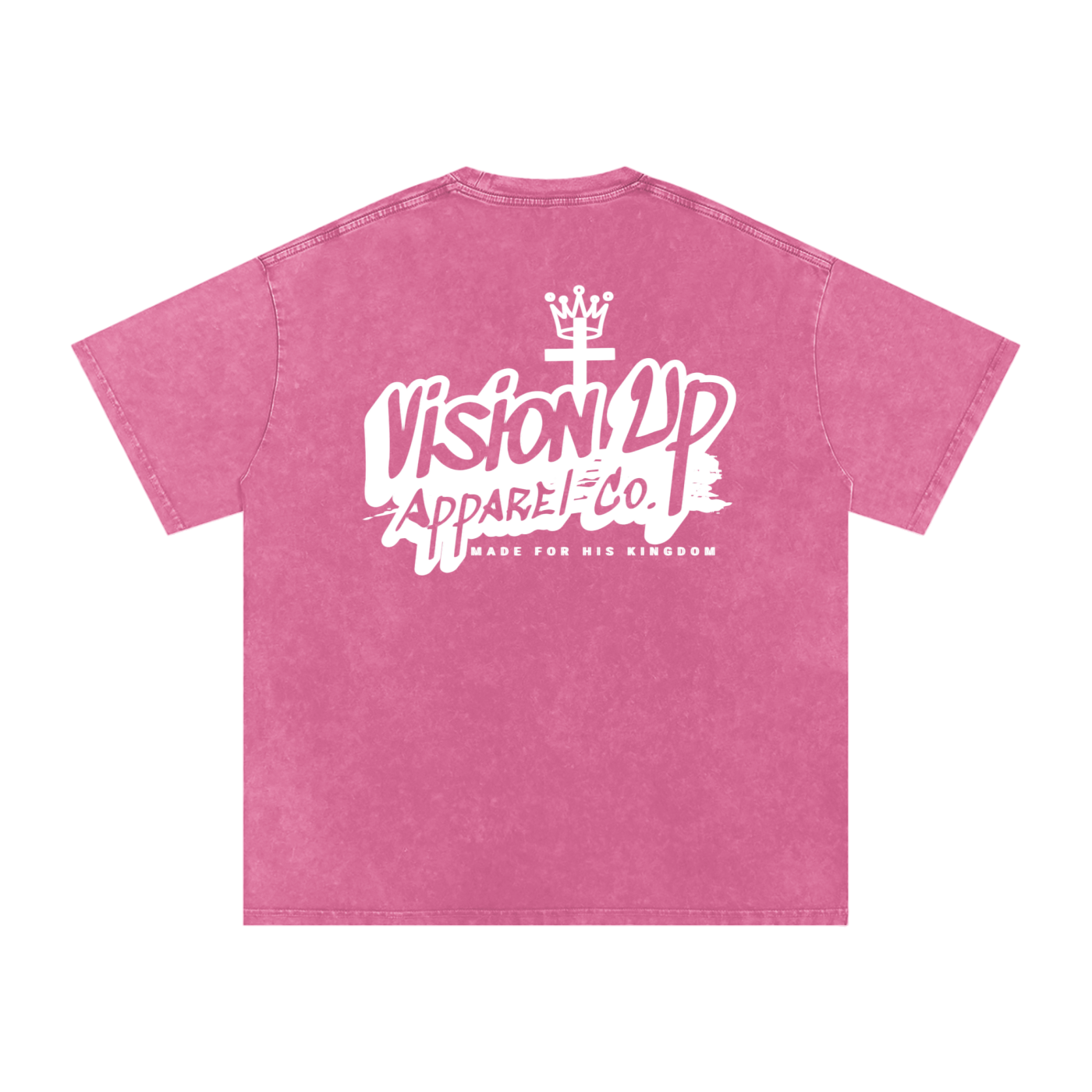 Vision Up Apparel Acid Wash Oversize T-Shirt - 250 GSM