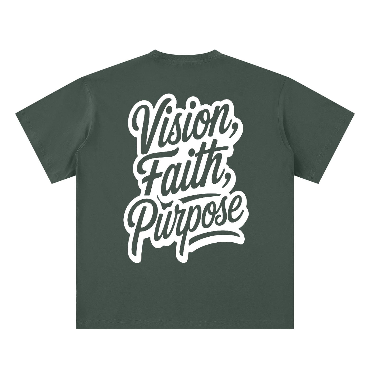 Vision, Faith, Purpose Unisex Sueded Cotton T-Shirt