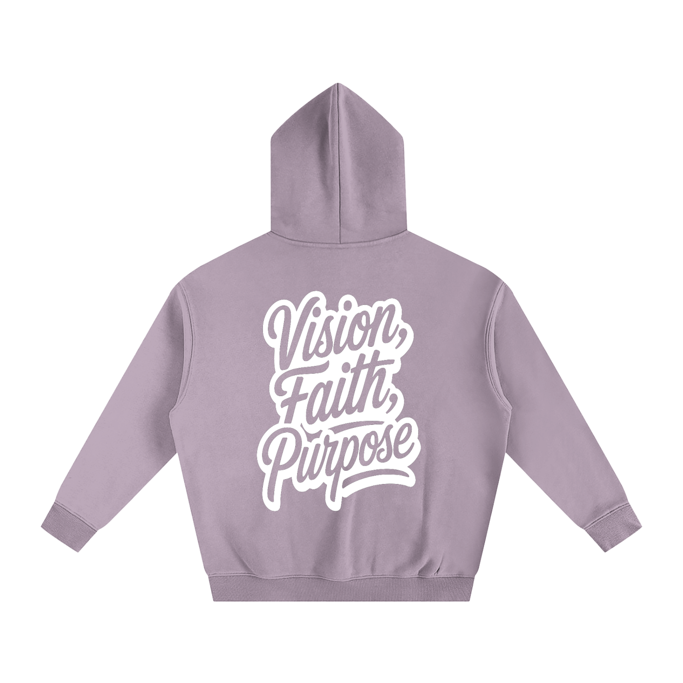 Vision, Faith, Purpose Oversize Fleeced Hoodie