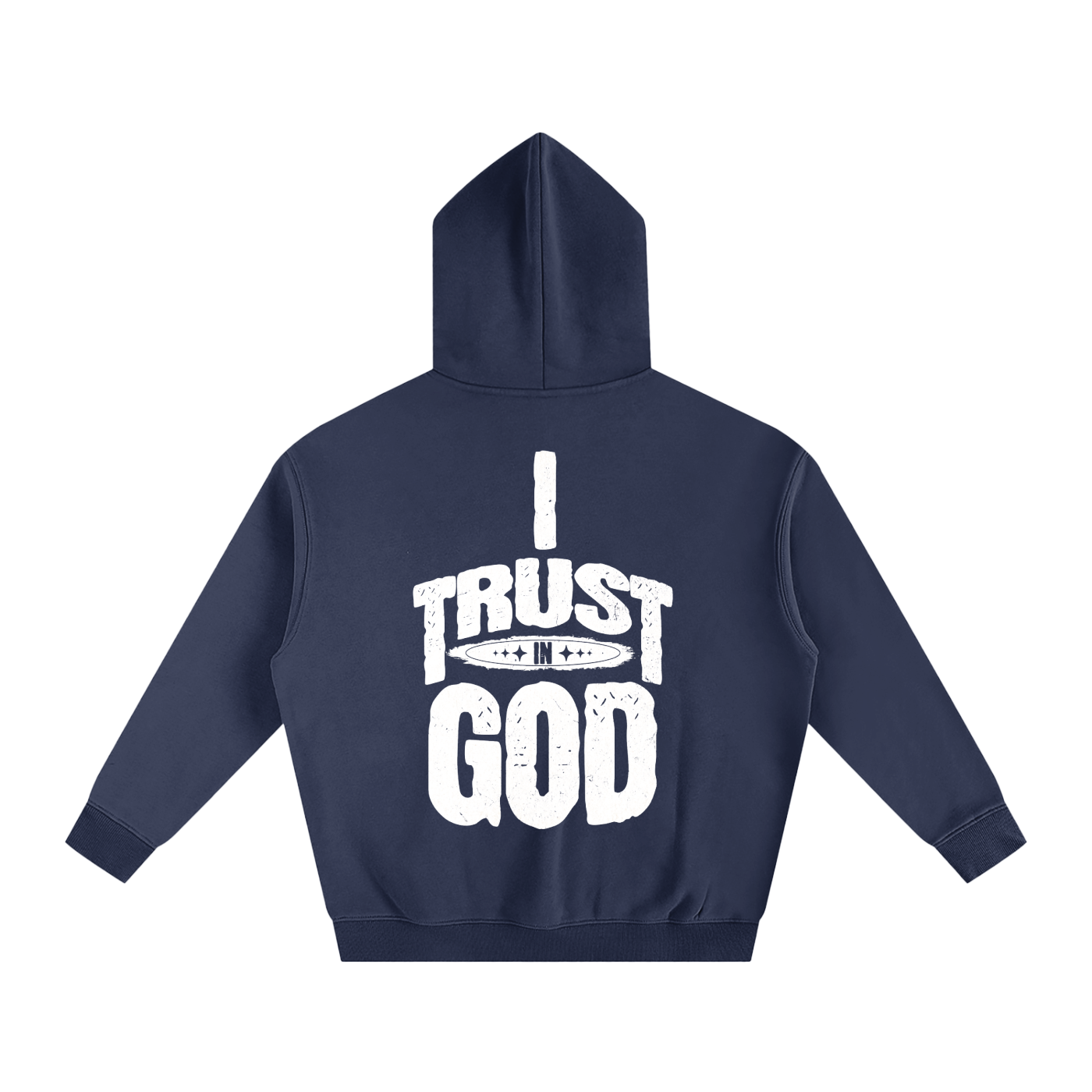 I Trust in God Oversize Fleeced Hoodie