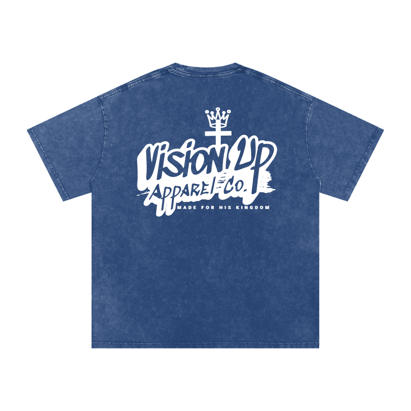 Vision Up Apparel Acid Wash Oversize T-Shirt - 250 GSM