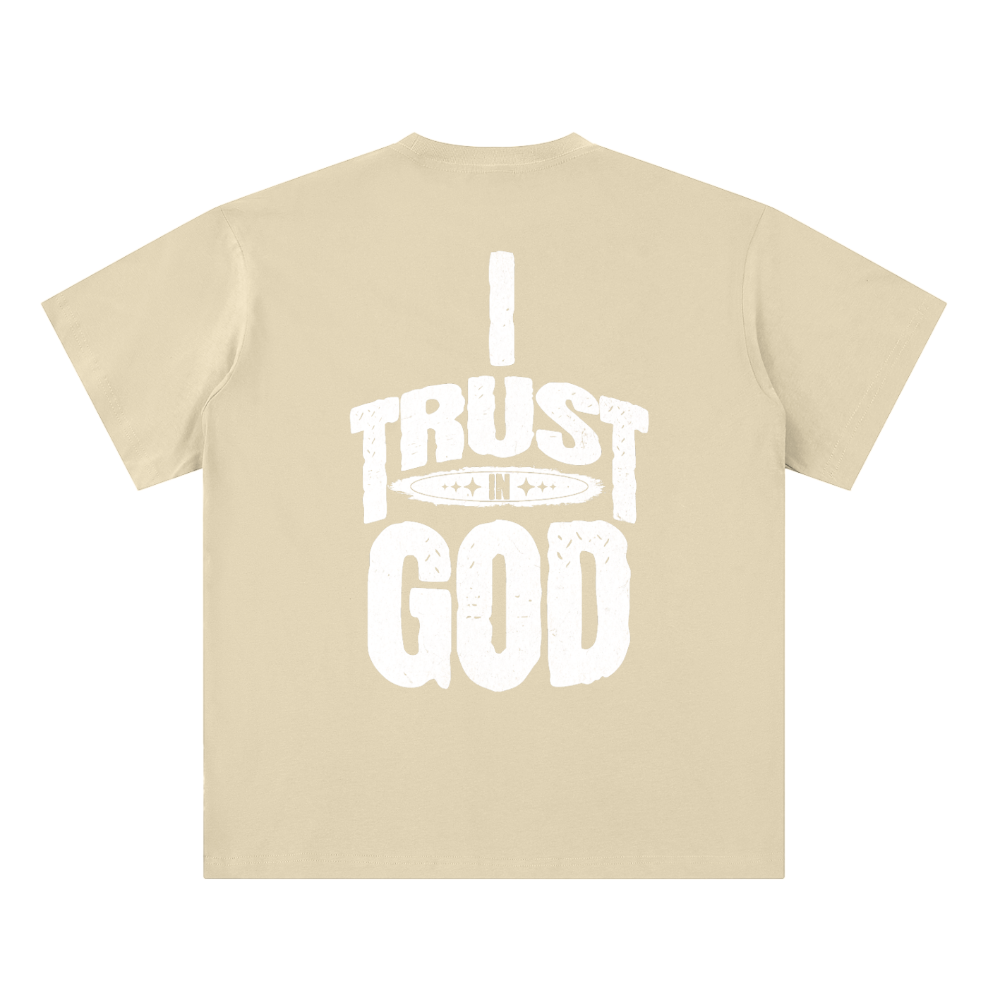 I Trust in God Sueded Cotton T-shirt