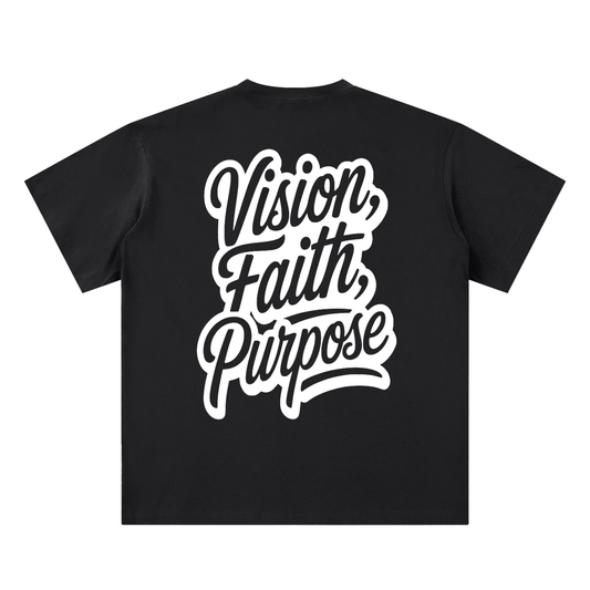 Vision, Faith, Purpose Unisex Sueded Cotton T-Shirt