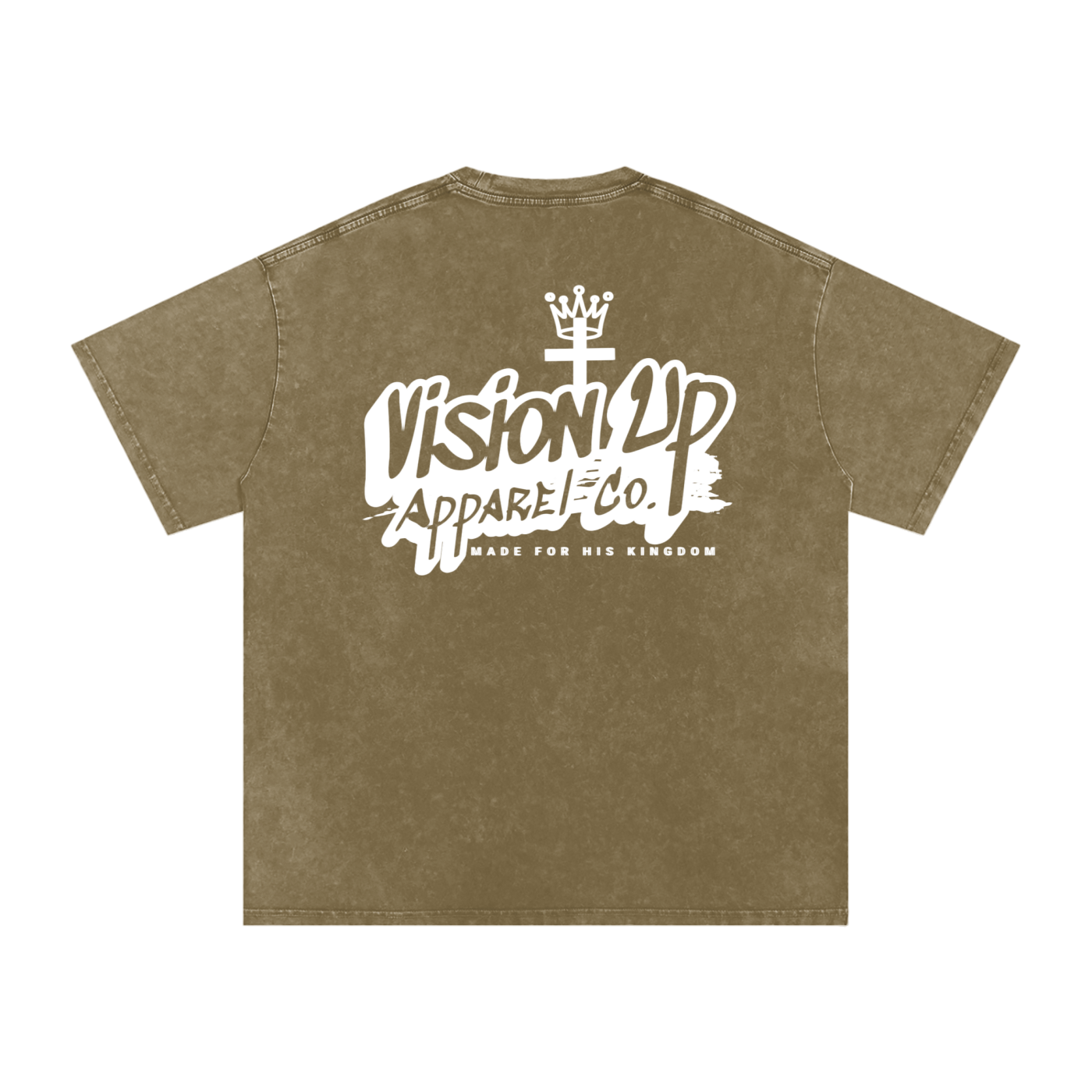 Vision Up Apparel Acid Wash Oversize T-Shirt - 250 GSM
