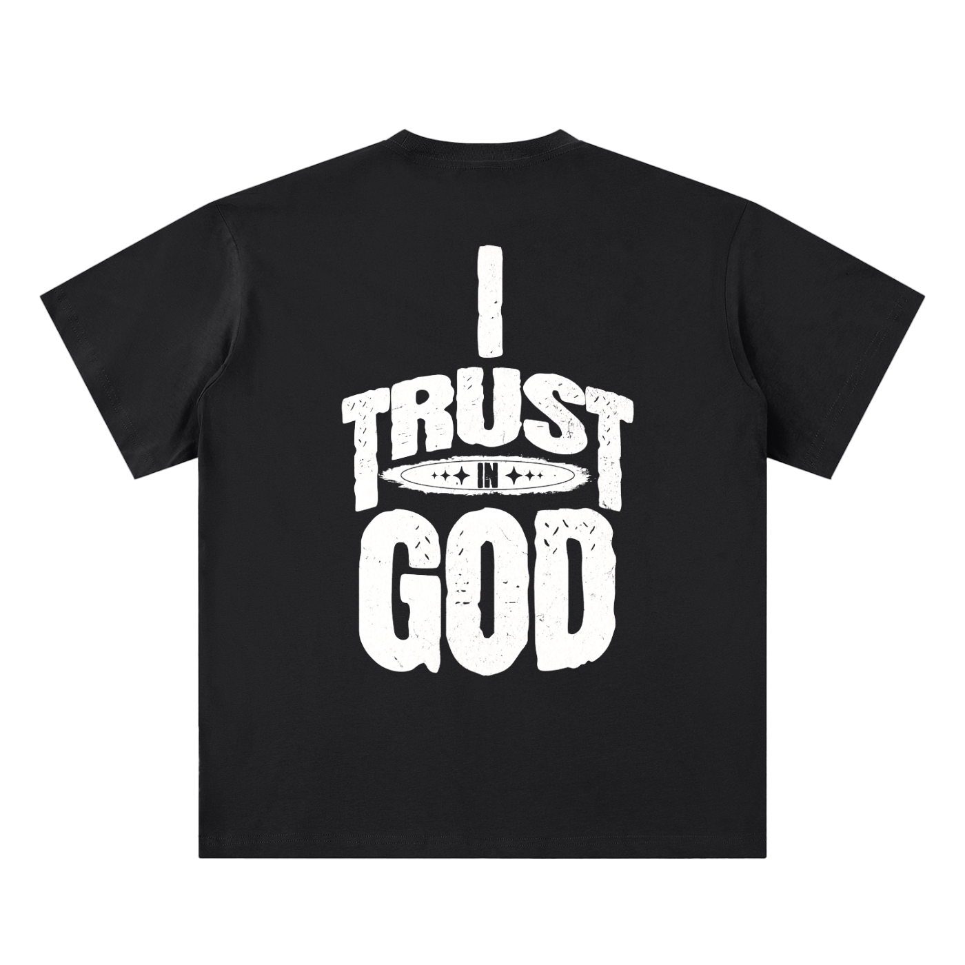 I Trust in God Sueded Cotton T-shirt