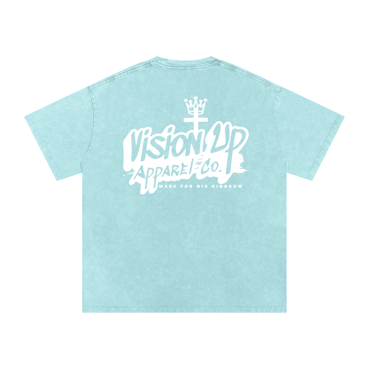 Vision Up Apparel Acid Wash Oversize T-Shirt - 250 GSM