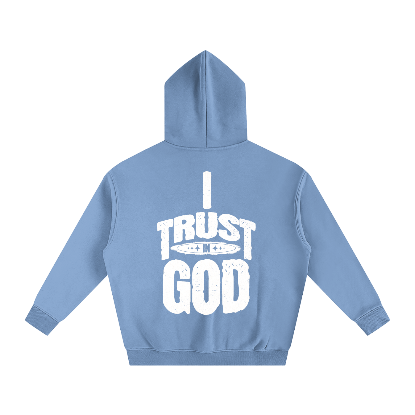 I Trust in God Oversize Fleeced Hoodie