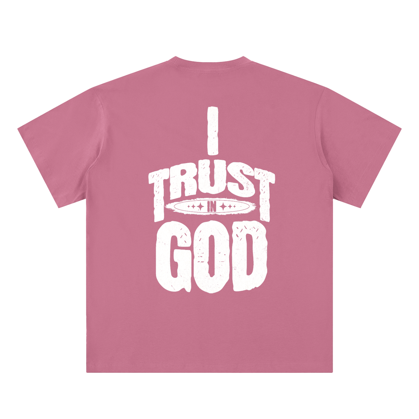 I Trust in God Sueded Cotton T-shirt