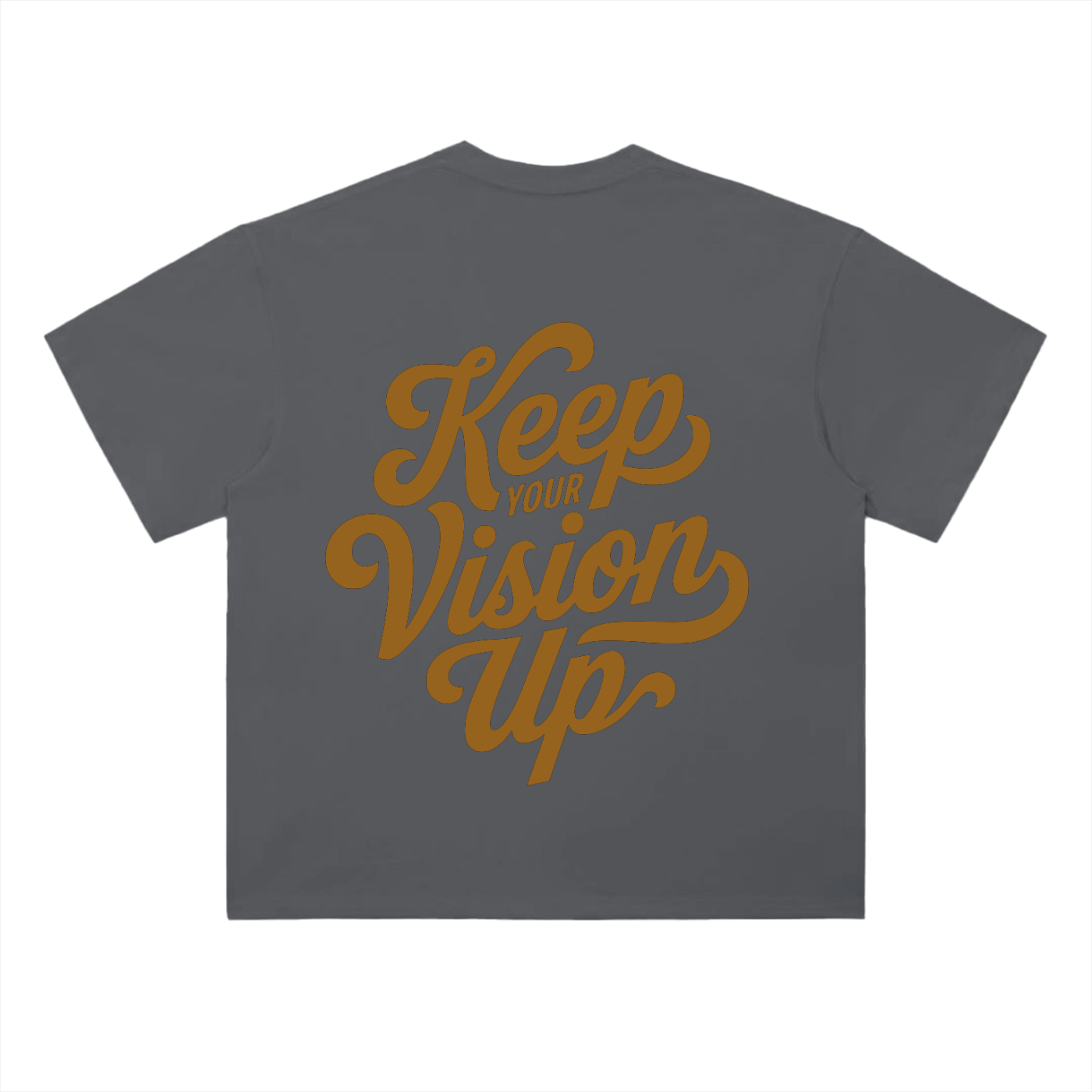 Keep your Vision Up Heavyweight Drop Shoulder Cotton T-Shirt
