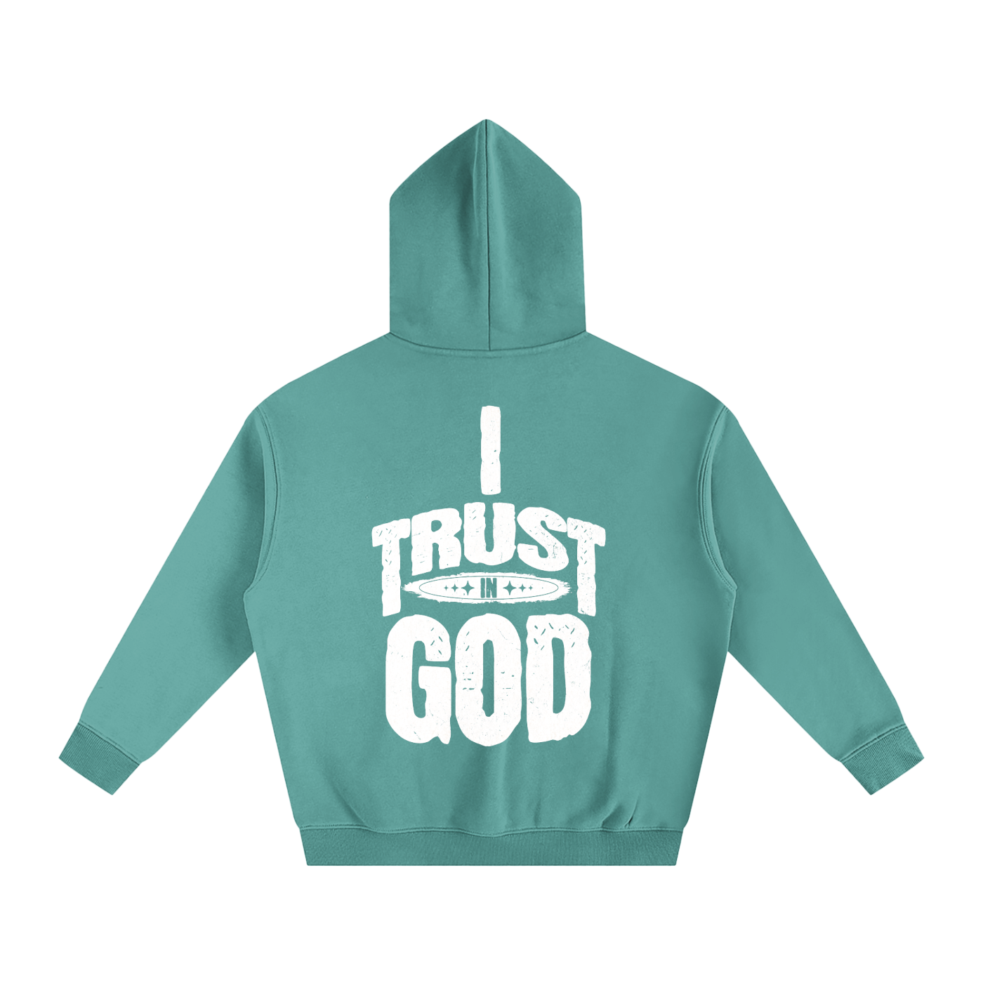 I Trust in God Oversize Fleeced Hoodie
