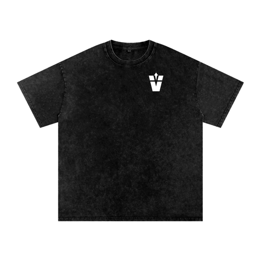 Vision Up Apparel Acid Wash Oversize T-Shirt - 250 GSM