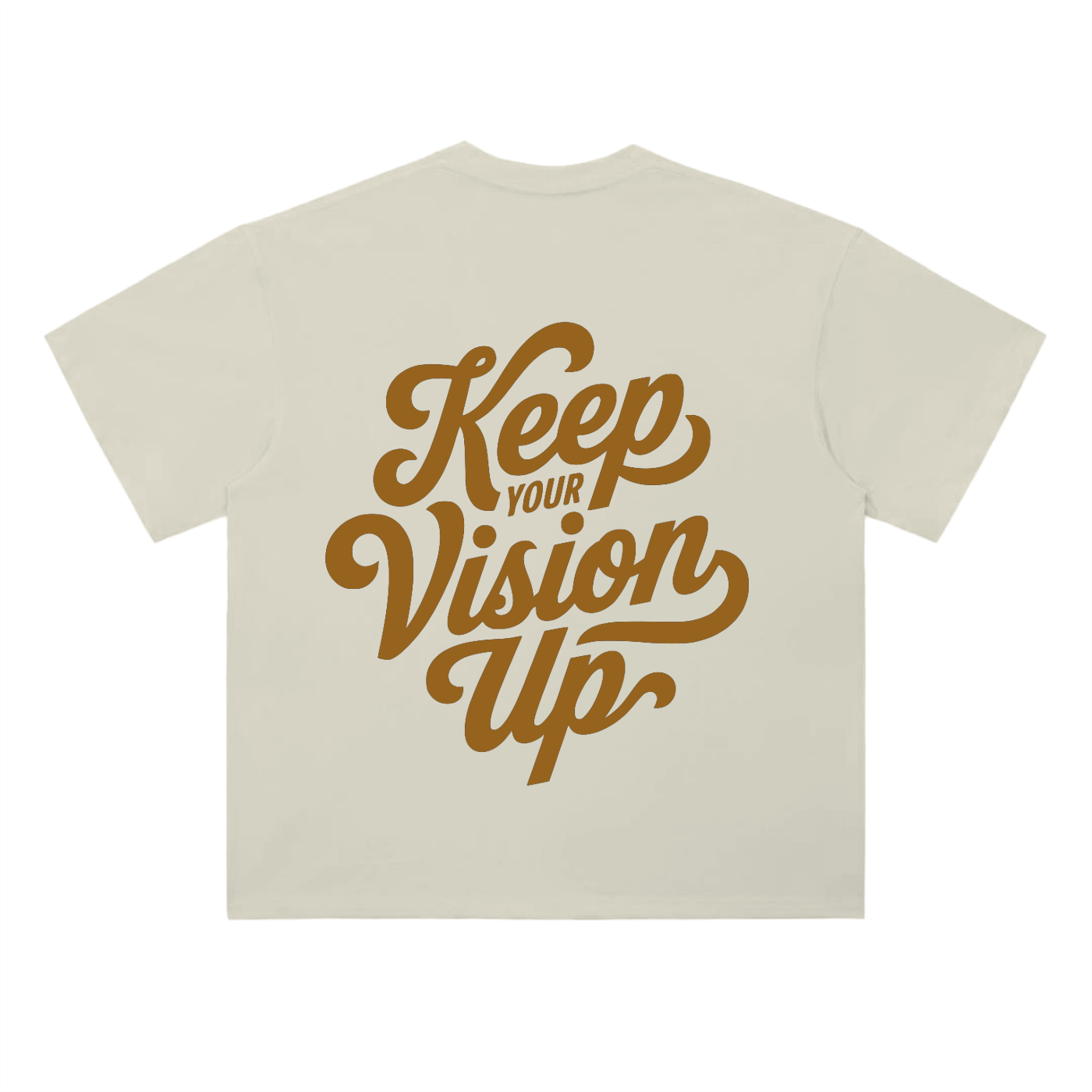 Keep your Vision Up Heavyweight Drop Shoulder Cotton T-Shirt