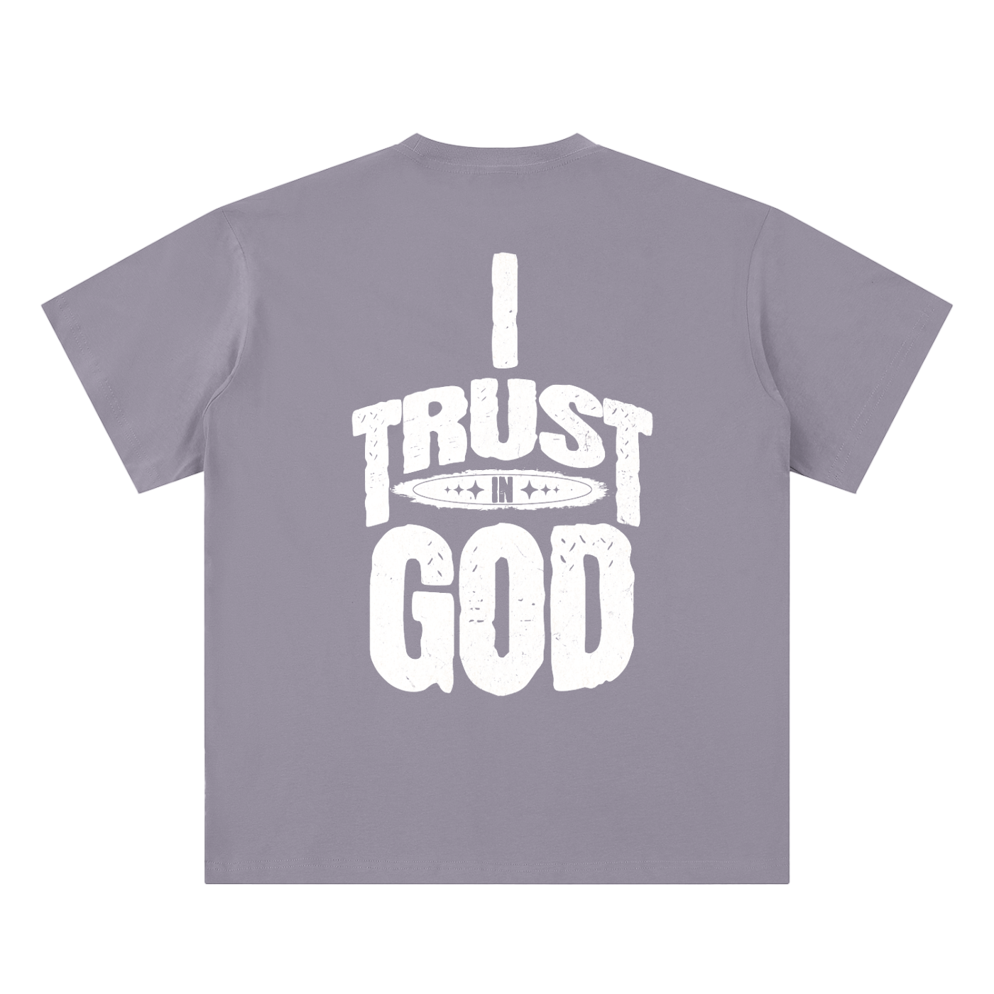 I Trust in God Sueded Cotton T-shirt