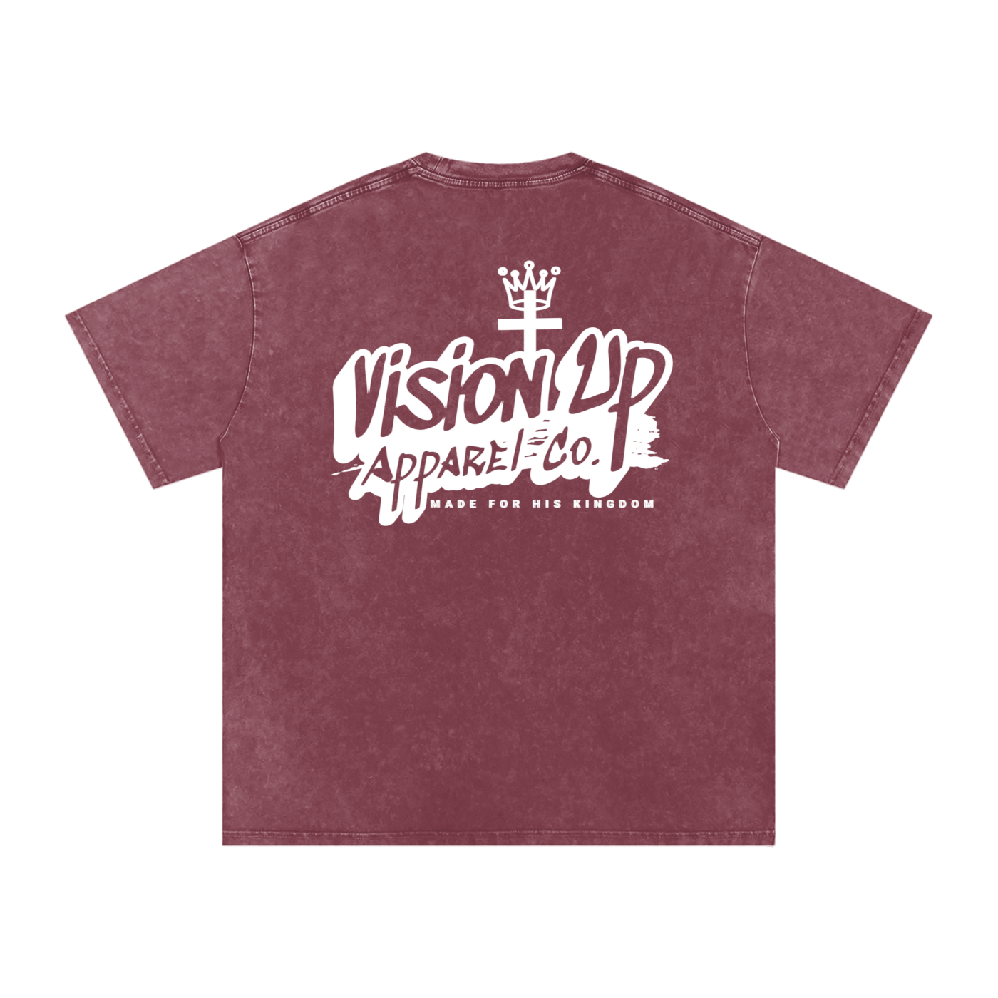 Vision Up Apparel Acid Wash Oversize T-Shirt - 250 GSM