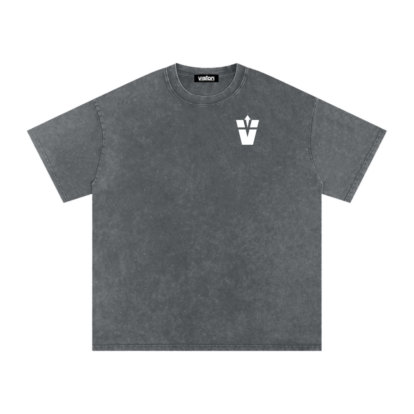 Vision Up Apparel Acid Wash Oversize T-Shirt - 250 GSM