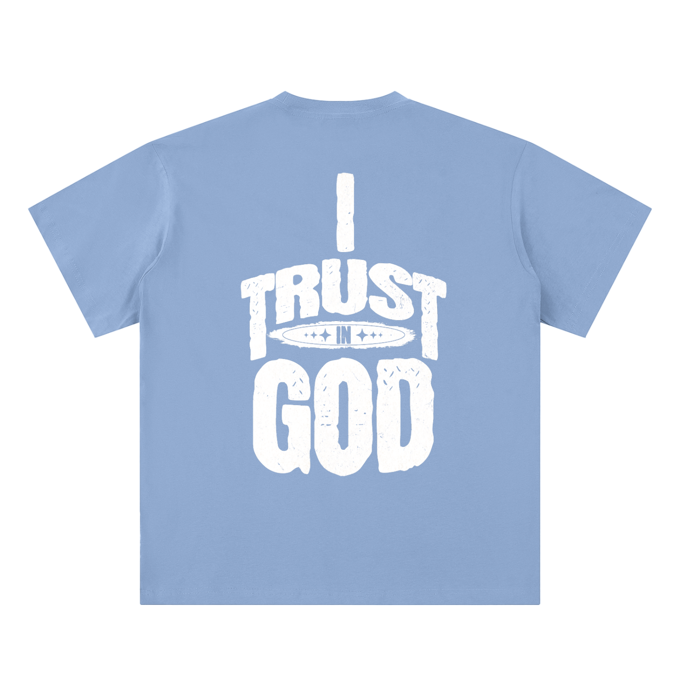 I Trust in God Sueded Cotton T-shirt