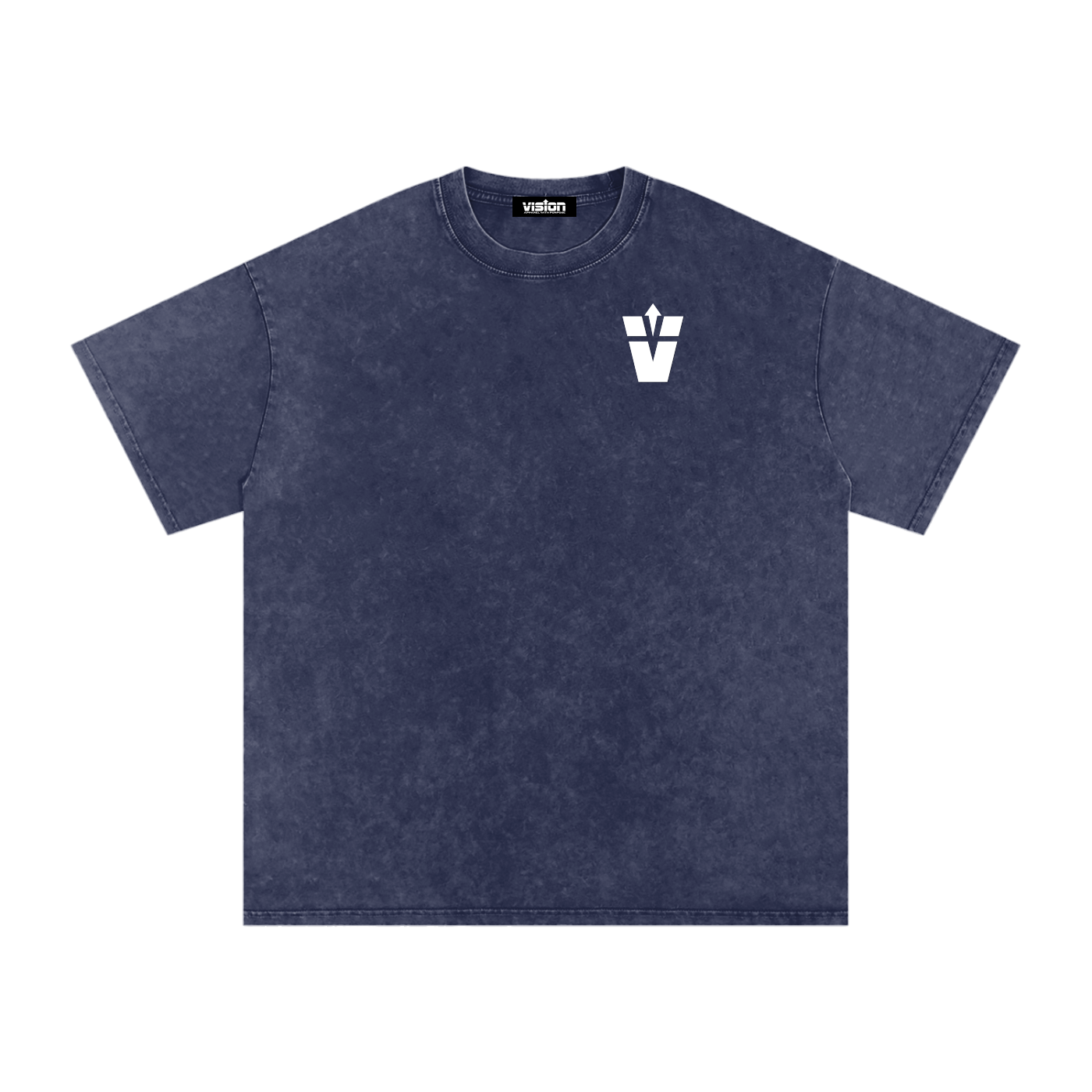 Vision Up Apparel Acid Wash Oversize T-Shirt - 250 GSM