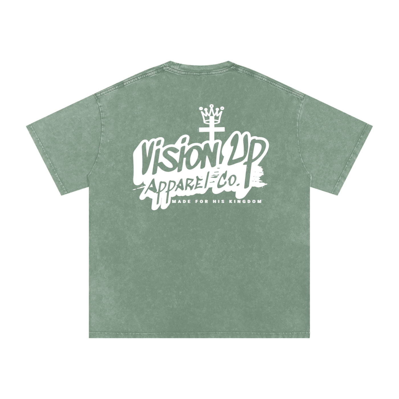 Vision Up Apparel Acid Wash Oversize T-Shirt - 250 GSM