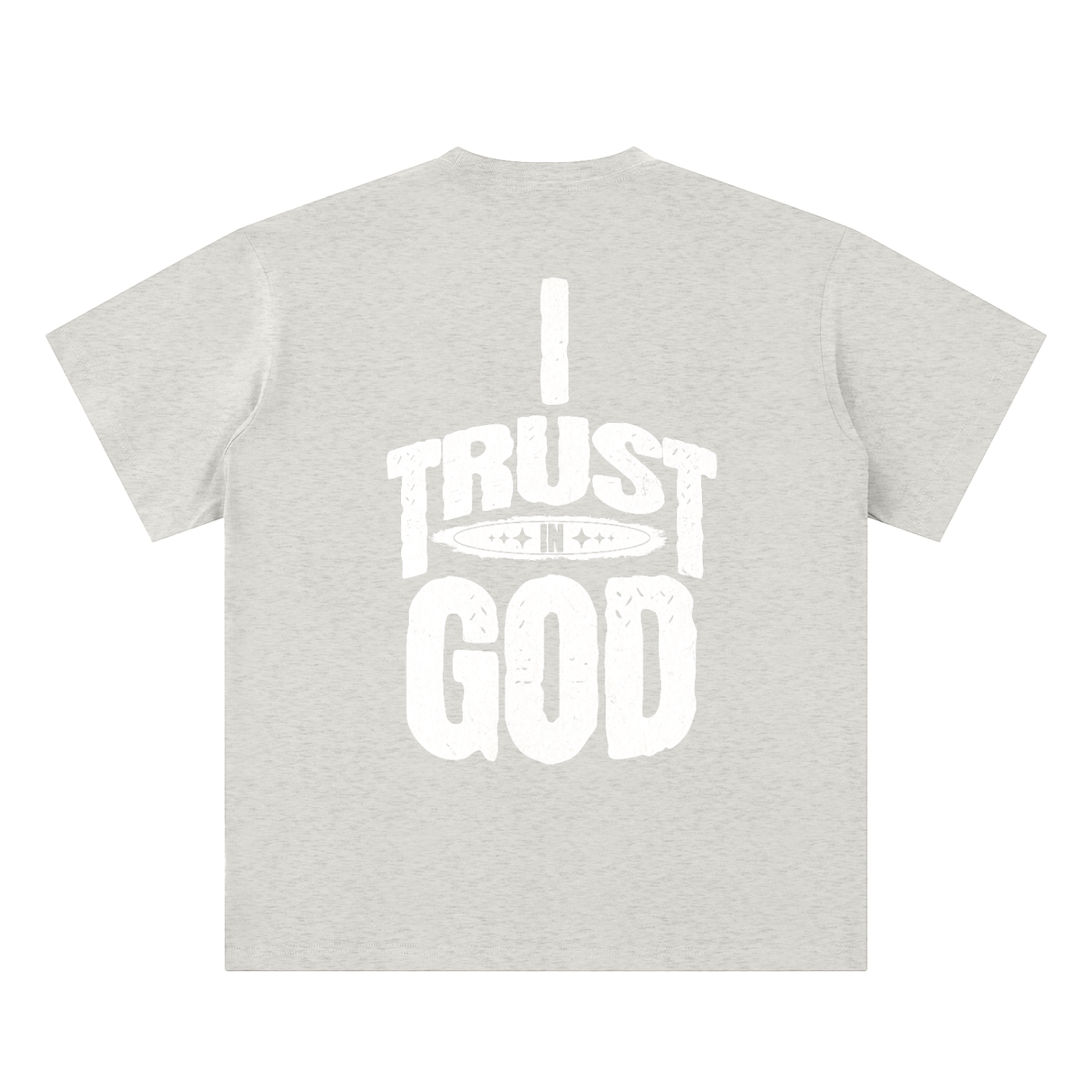 I Trust in God Sueded Cotton T-shirt