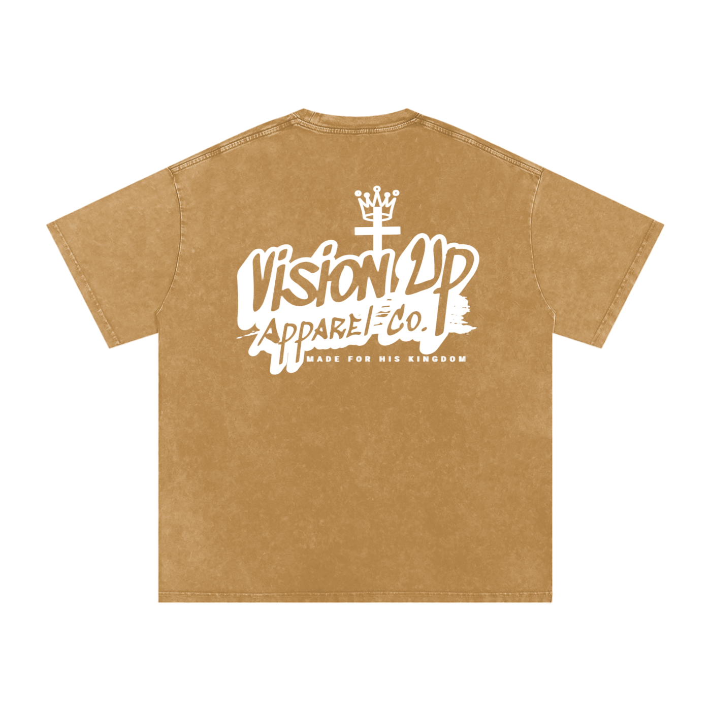 Vision Up Apparel Acid Wash Oversize T-Shirt - 250 GSM