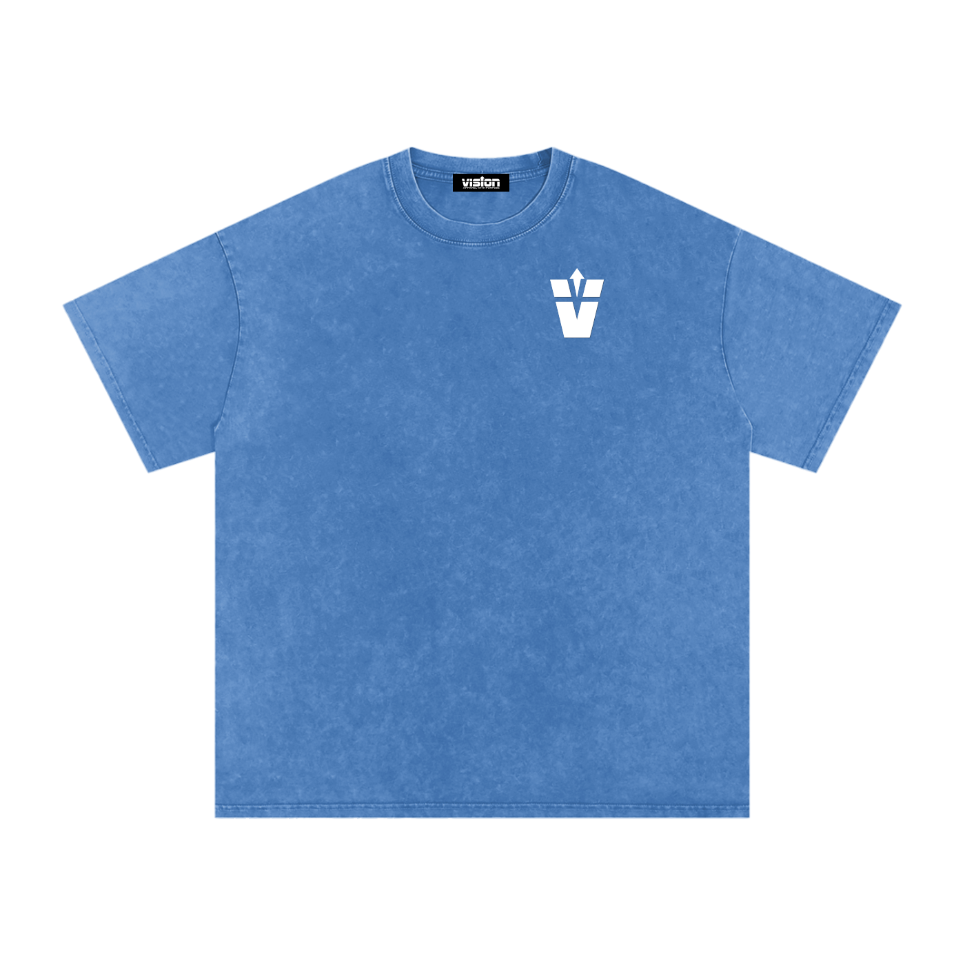 Vision Up Apparel Acid Wash Oversize T-Shirt - 250 GSM