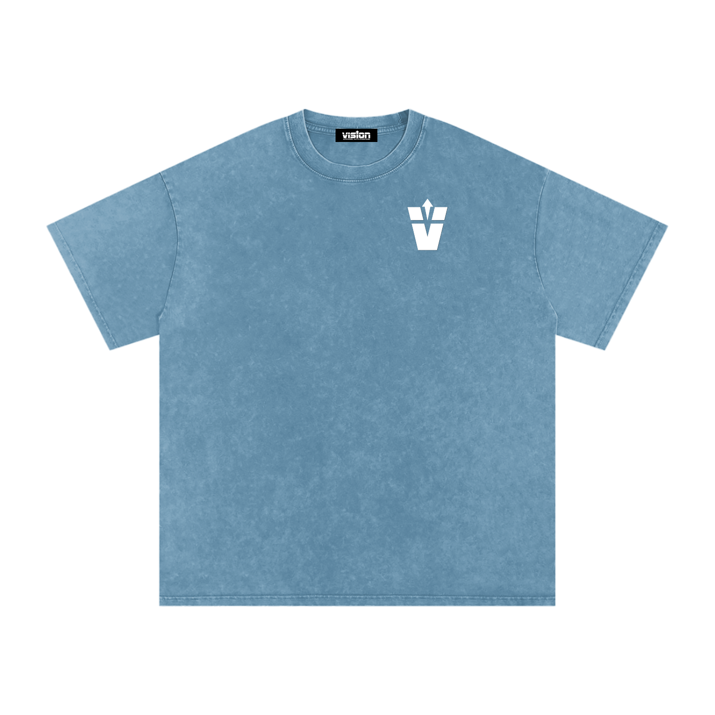 Vision Up Apparel Acid Wash Oversize T-Shirt - 250 GSM