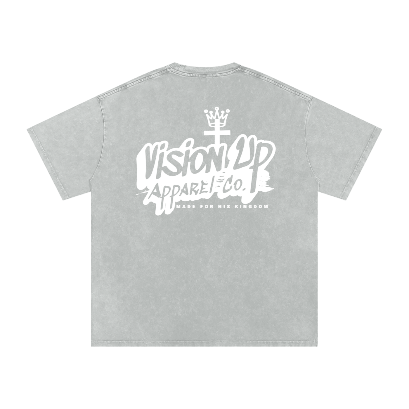 Vision Up Apparel Acid Wash Oversize T-Shirt - 250 GSM