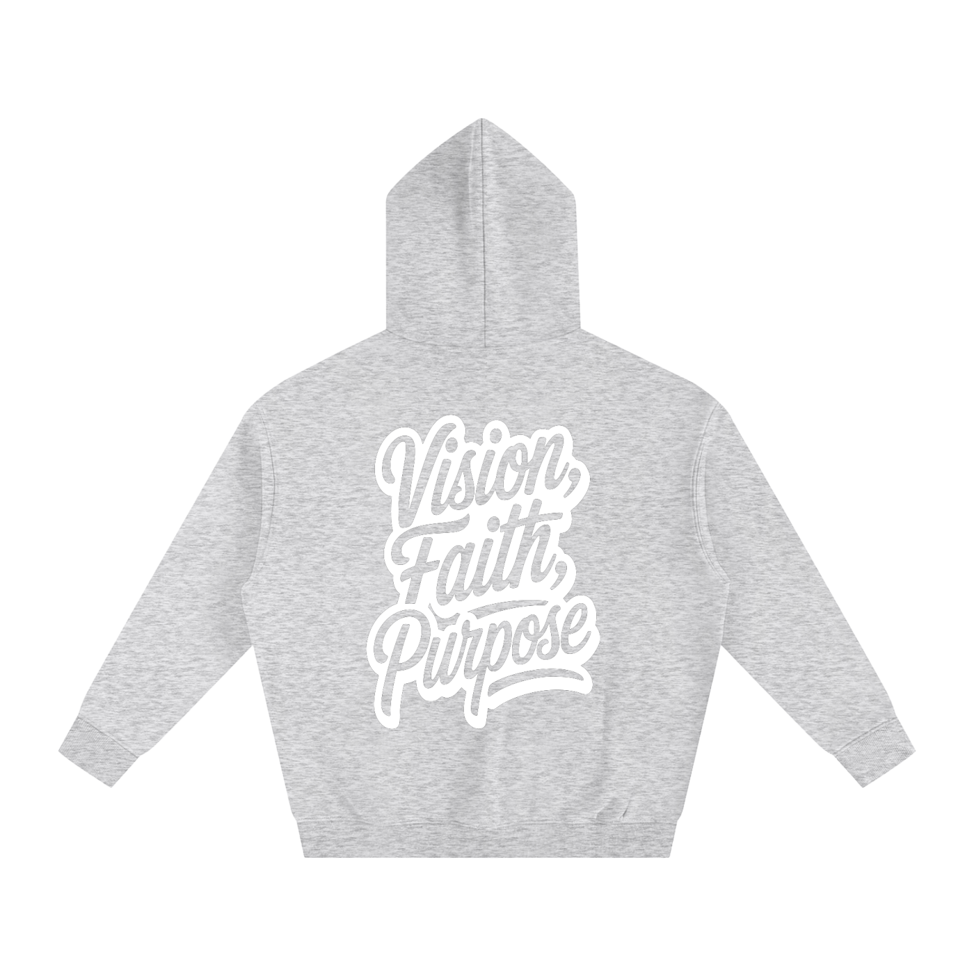 Vision, Faith, Purpose Oversize Fleeced Hoodie
