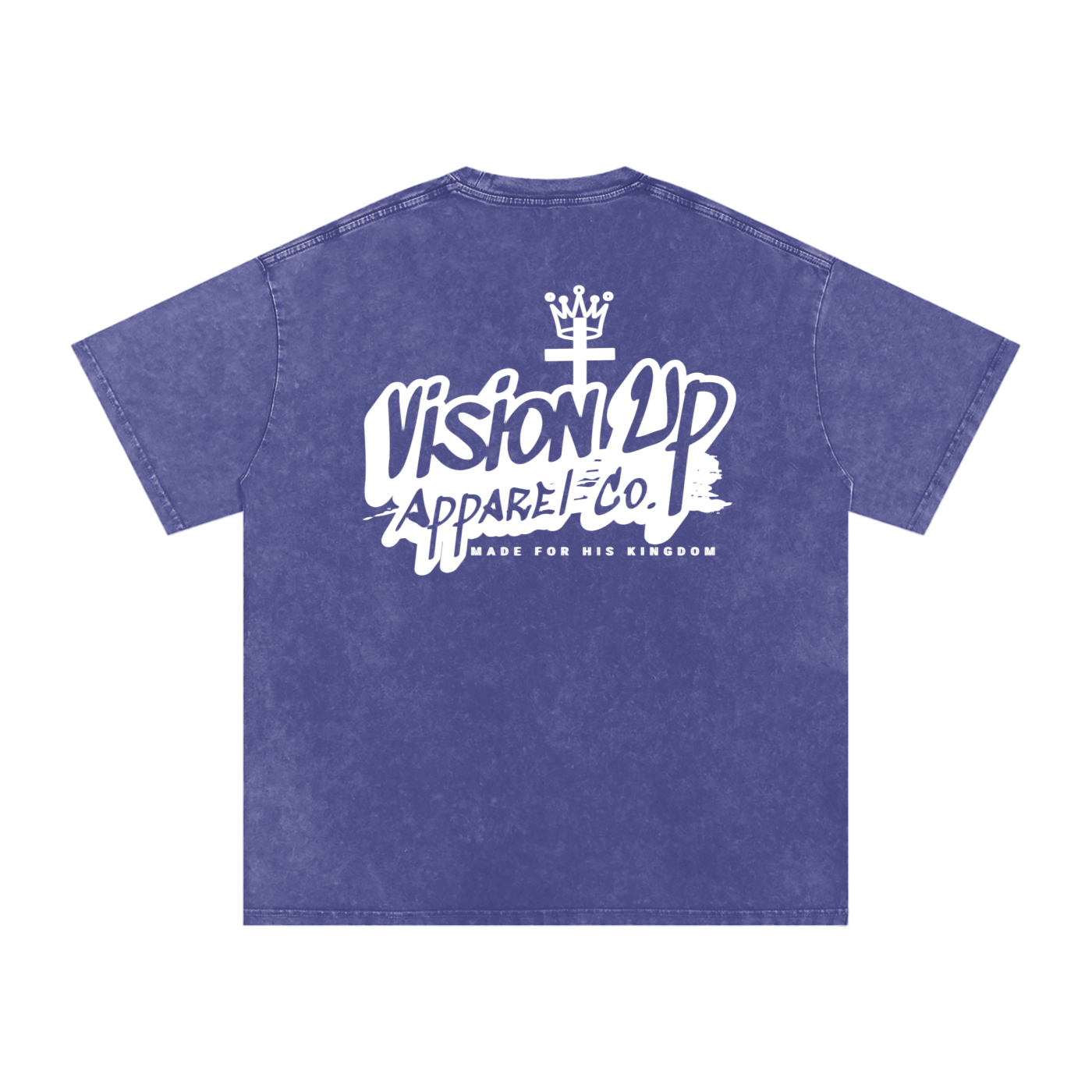 Vision Up Apparel Acid Wash Oversize T-Shirt - 250 GSM