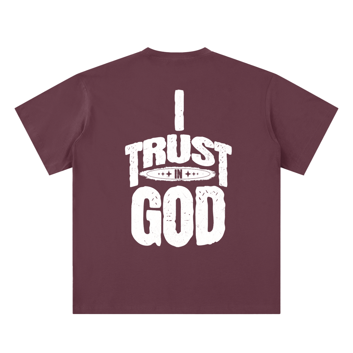 I Trust in God Sueded Cotton T-shirt