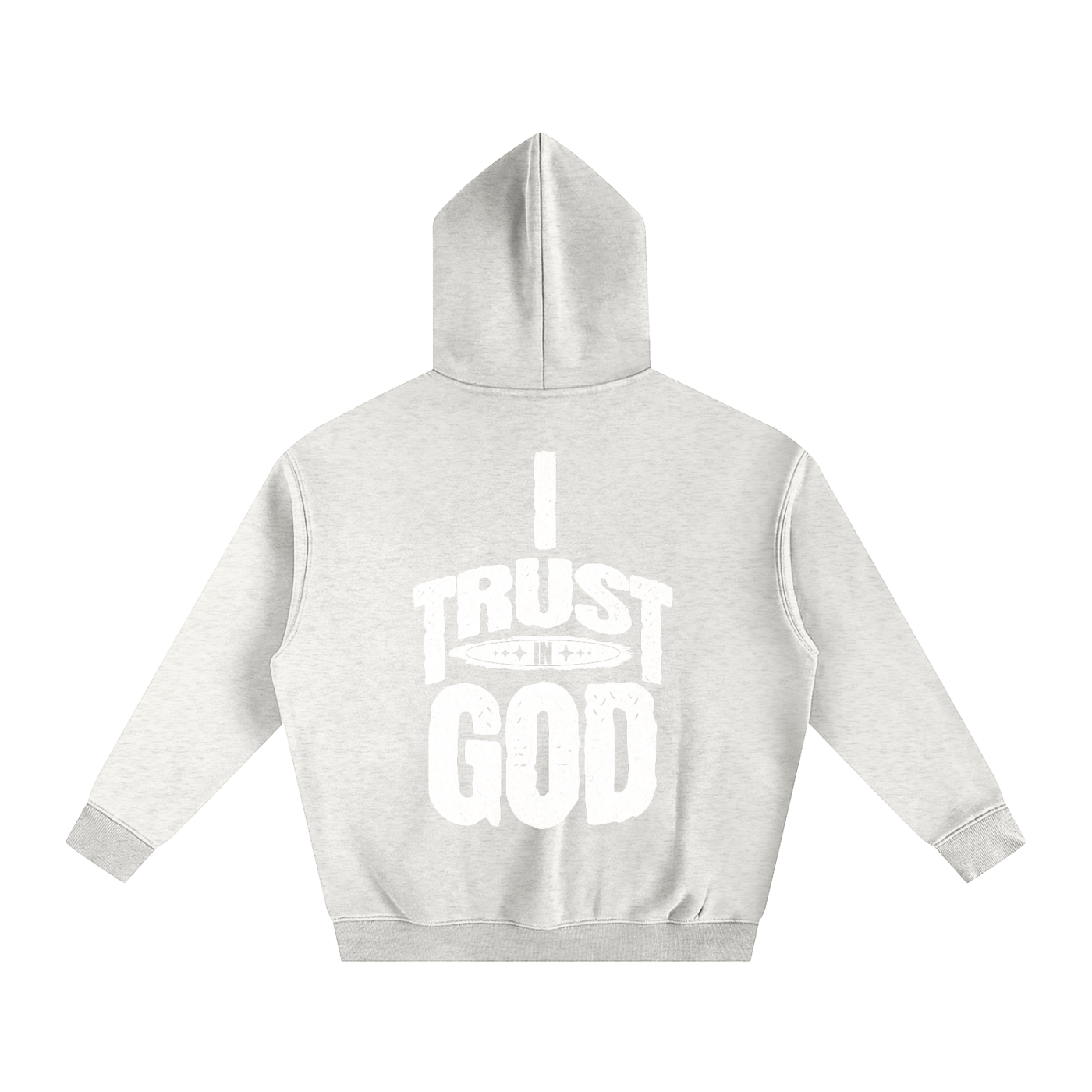 I Trust in God Oversize Fleeced Hoodie