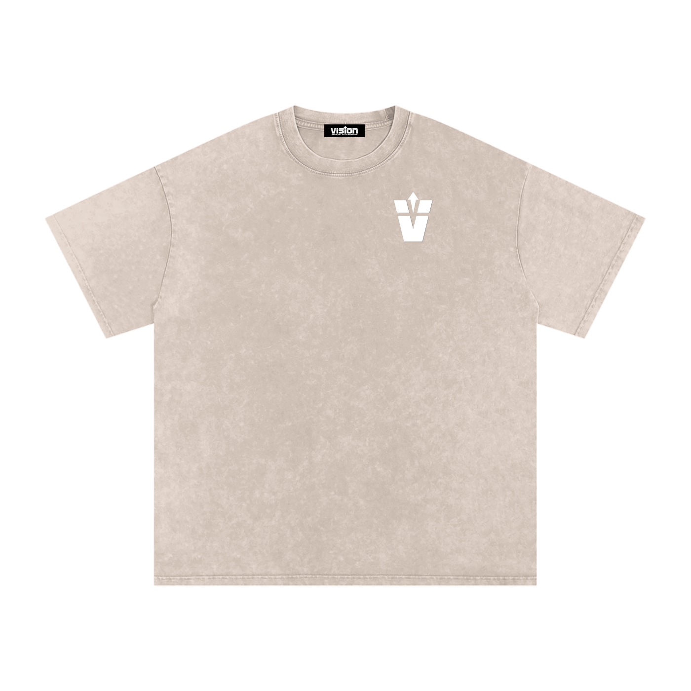 Vision Up Apparel Acid Wash Oversize T-Shirt - 250 GSM